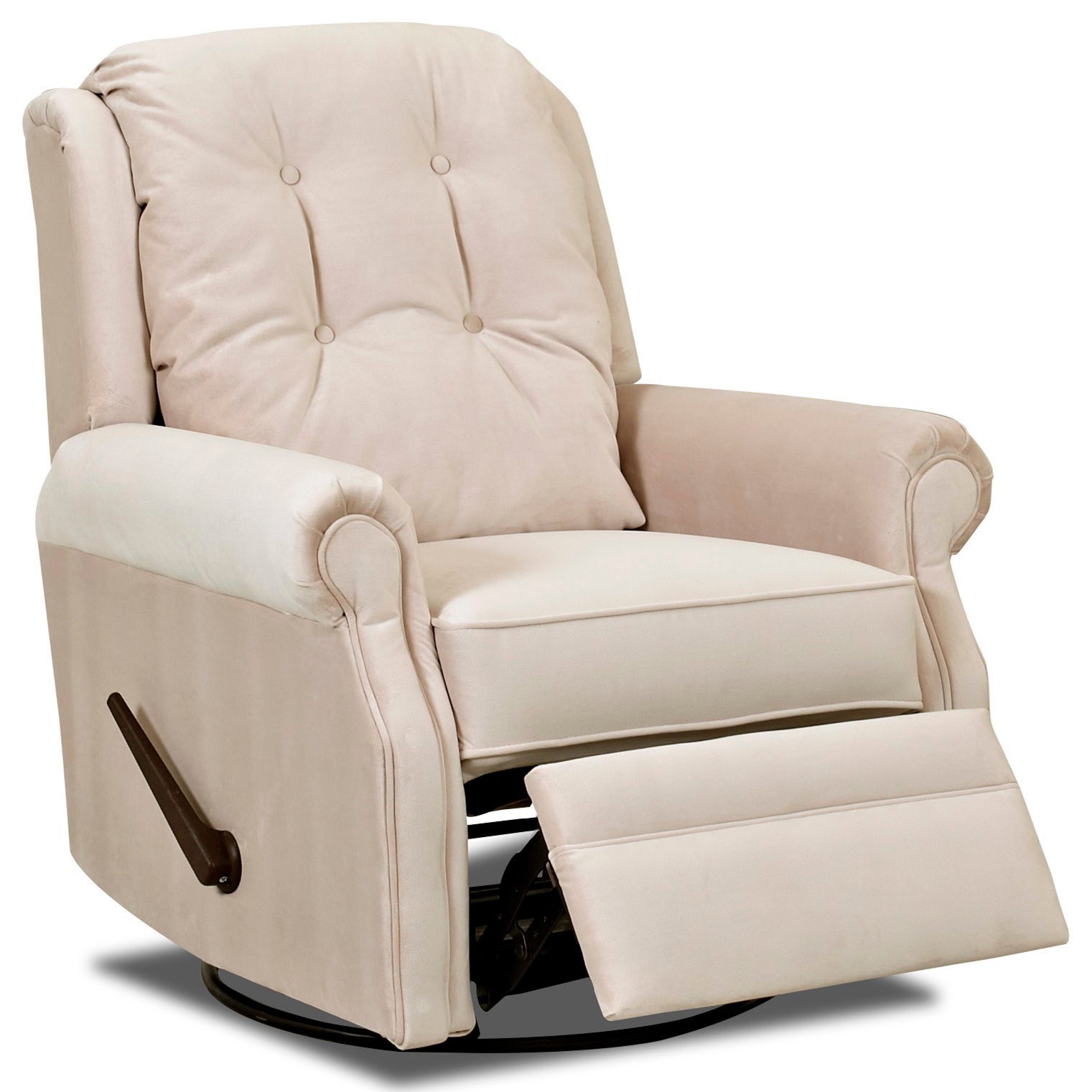 Klaussner Sand Key Transitional Swivel Gliding Reclining Chair with